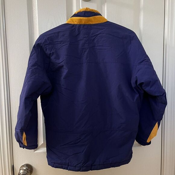 Patagonia Kids Guide Parka Insulated Jacket Blue Yellow Boys Size 10 - Picture 12 of 16